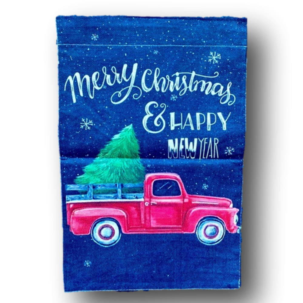 Merry Christmas & Happy New Year Garden Flag - Brand New